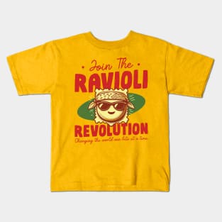 Join The Ravioli Revolution Kids T-Shirt